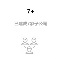 目前集团已建成7家子公司